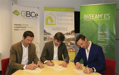 Colaboración pionera entre la Plataforma de Edificación Passivhaus, Green Building Council España y BREEAM® España 